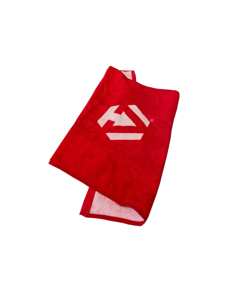 Toalla Gym Dymatize Rojo c/ Blanco