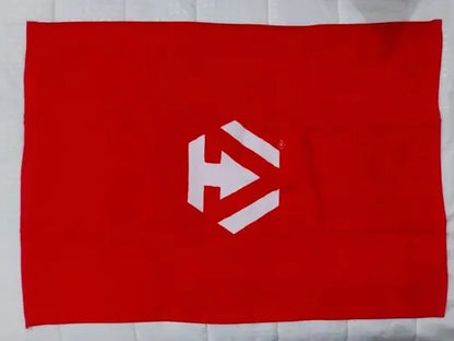 Toalla Gym Dymatize Rojo c/ Blanco