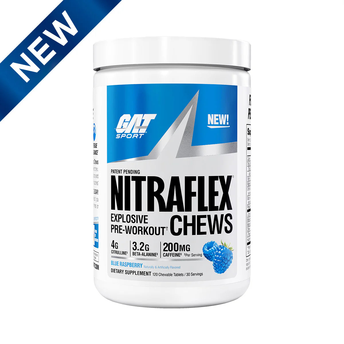 Gat Sport Nitraflex Pre Entreno Chews 30 Serv