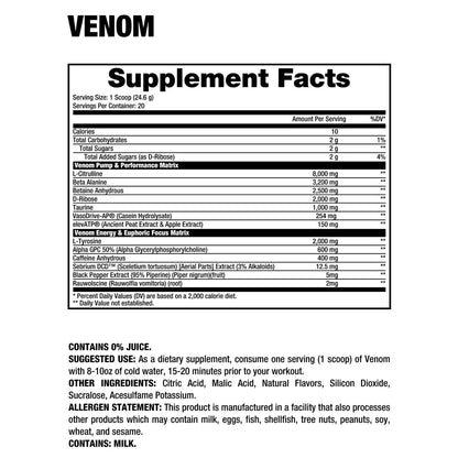 Dragon Venom Fully Loaded 40/20 Serv