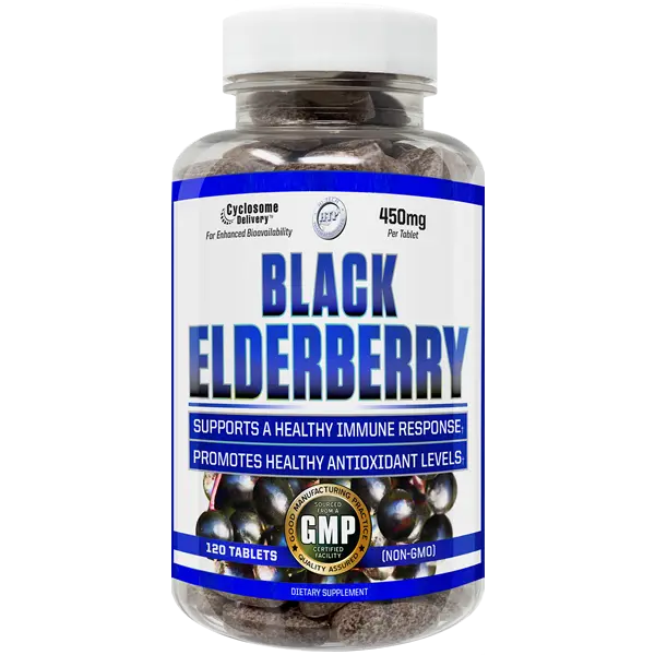 Htp Black Elderberry 450 Mg 120 Caps