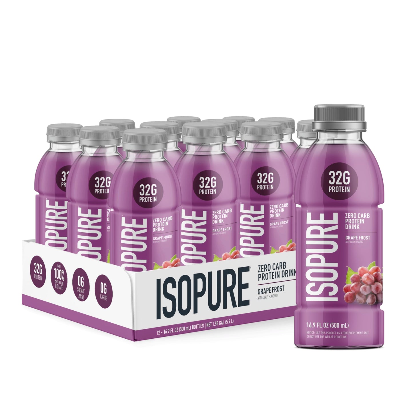 Isopure Zero Carb 500 ML 12 Pack