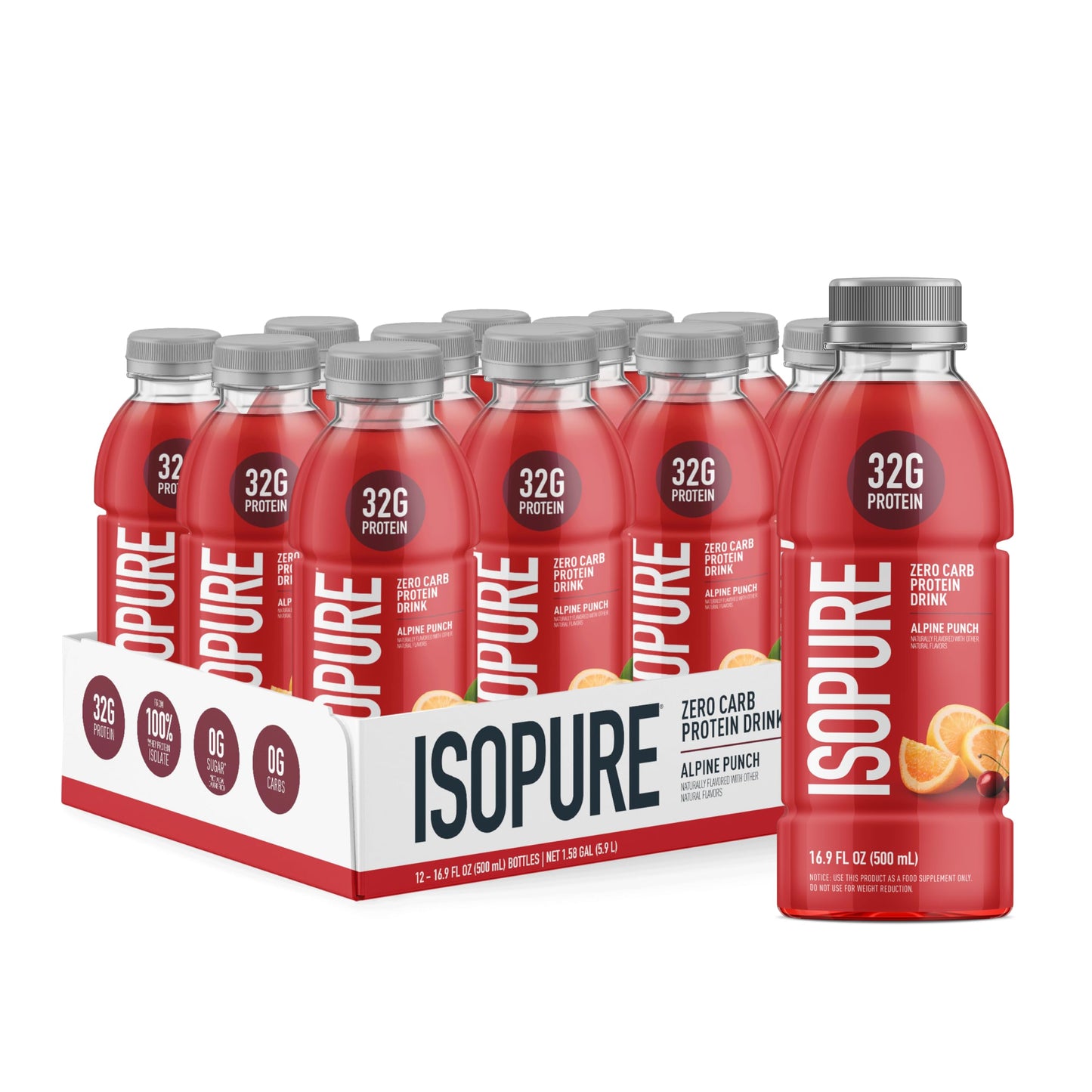 Isopure Zero Carb 500 ML 12 Pack