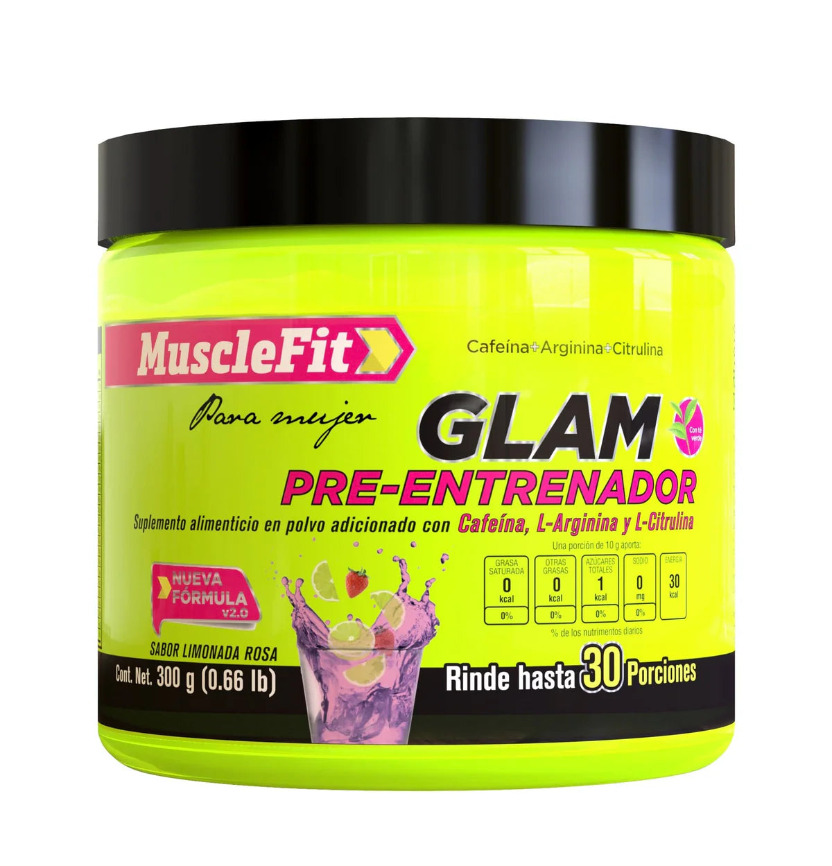Musclefit Glam Pre Entreno 300 Grs