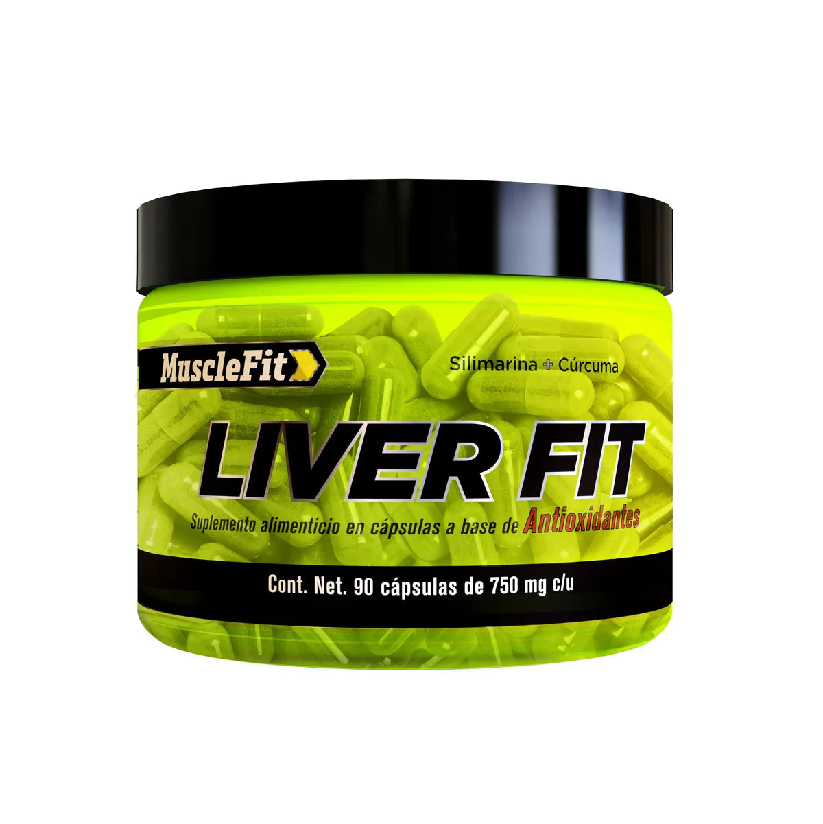 Musclefit Liver Fit 90 Caps Silimarina, Curcuma y NAC