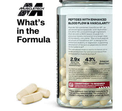 Muscletech Nitric Oxide Peptide 160 60 Caps