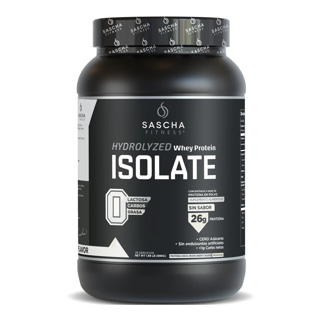 Sascha Fitness Hydrolyzed Whey Protein Isolate 2.11 Lbs