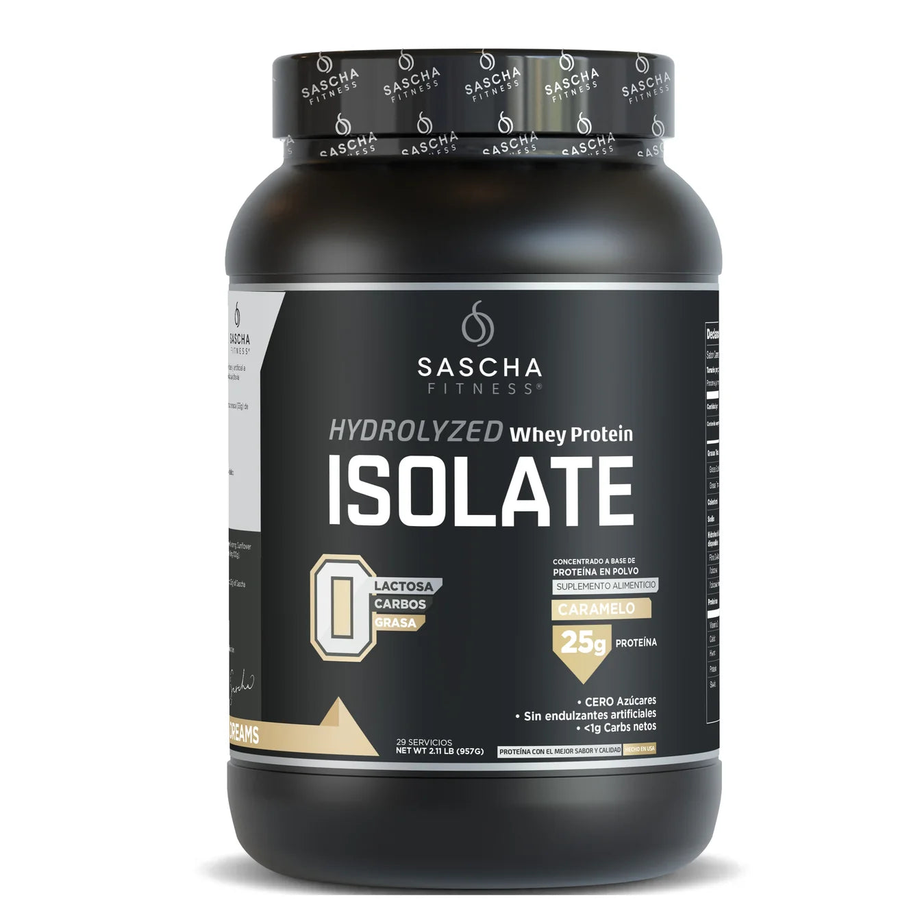 Sascha Fitness Hydrolyzed Whey Protein Isolate 2.11 Lbs