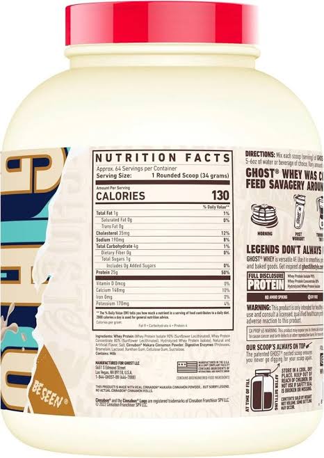 Ghost Whey Protein 5 Lbs