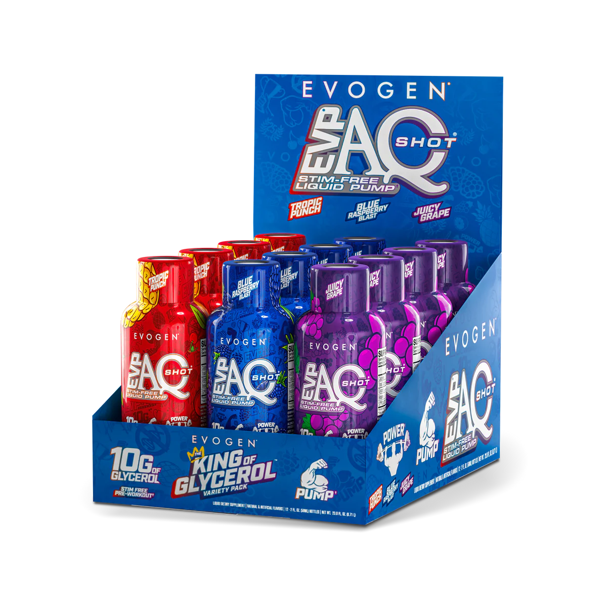 Evogen Evp AQ Liquid Pump Shot 12 Pack
