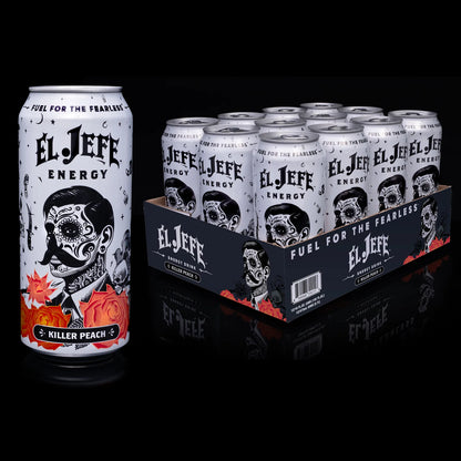 El Jefe Energy Drink 16 Oz 12 Pack