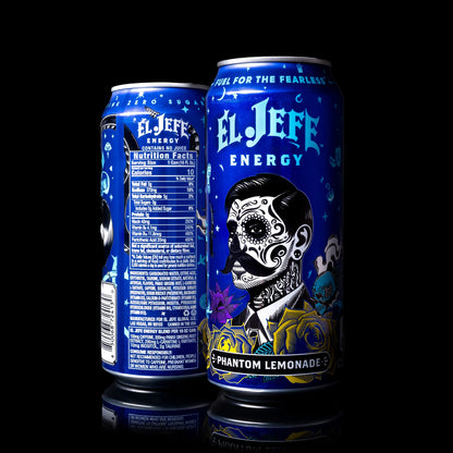 El Jefe Energy Drink 16 Oz 12 Pack