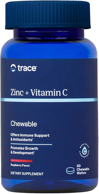 Trace Minerals Zinc + Vitamina C 60 tabs