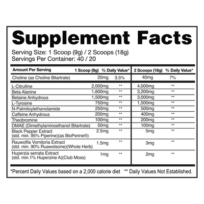 Gaspari Super Pump Agression 20/40