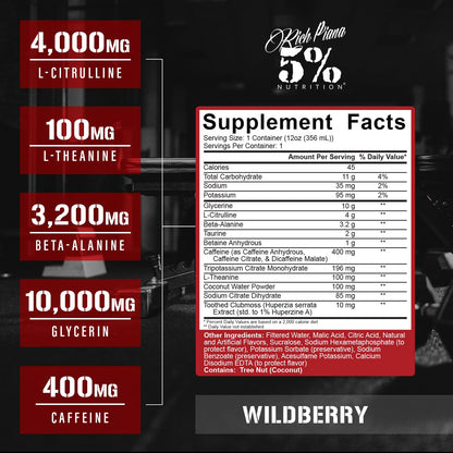5% Nutrition Kill It RTD 356ml | Tropical Punch