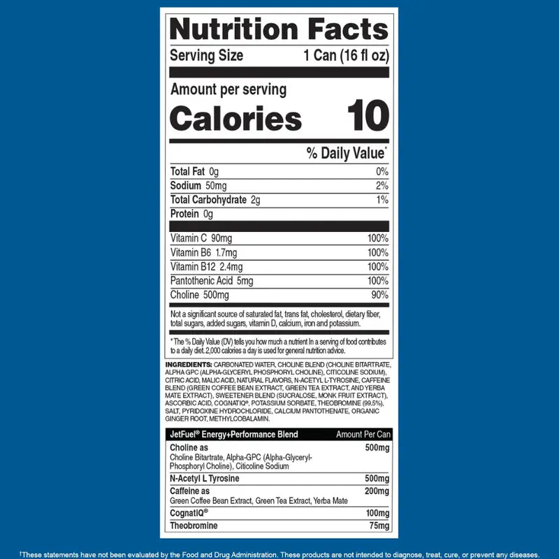 Gat Sport Jetfuel Energy Drink 473ml | Blue Raspberry