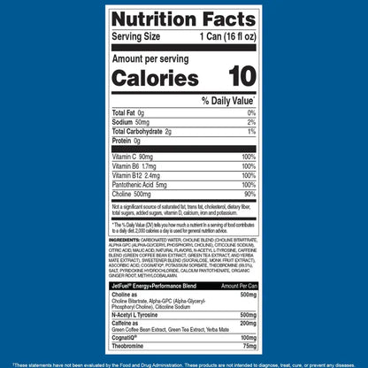 Gat Sport Jetfuel Energy Drink 473ml | Blue Raspberry