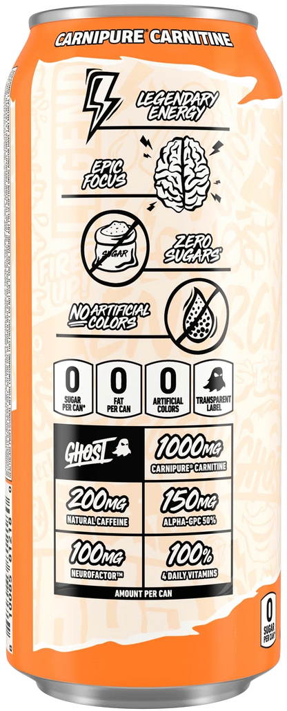 Ghost Energy Drink 473ml | Orange Cream