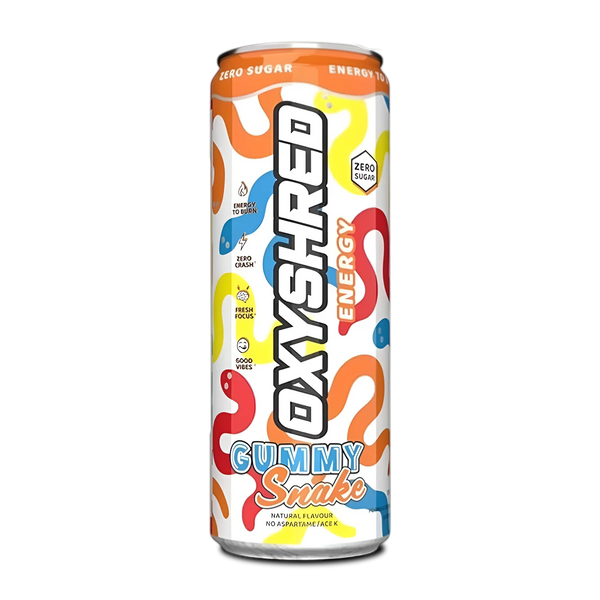 Oxyshred Energy Drink 355ml | Gummy Snake