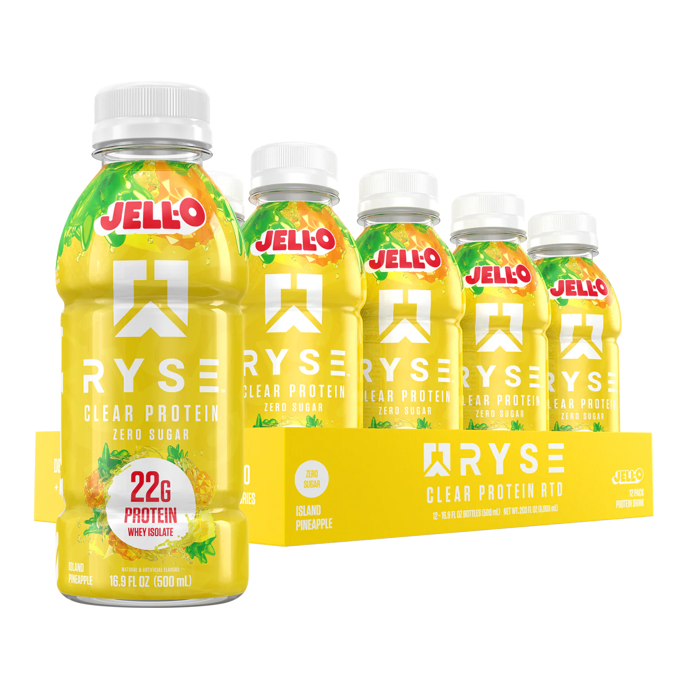 Ryse Clear Whey Protein RTD 12 Pack 16.9 Oz