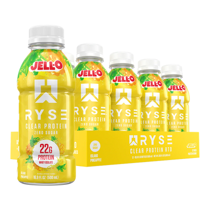 Ryse Clear Whey Protein RTD 12 Pack 16.9 Oz