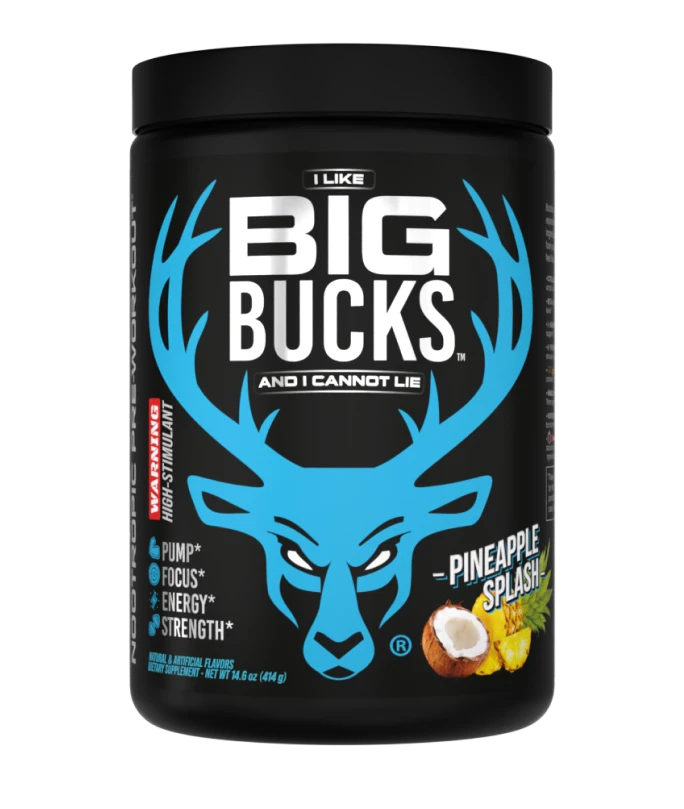 Bucked Up Big Bucks 30 Serv | 300 mg Caffeina