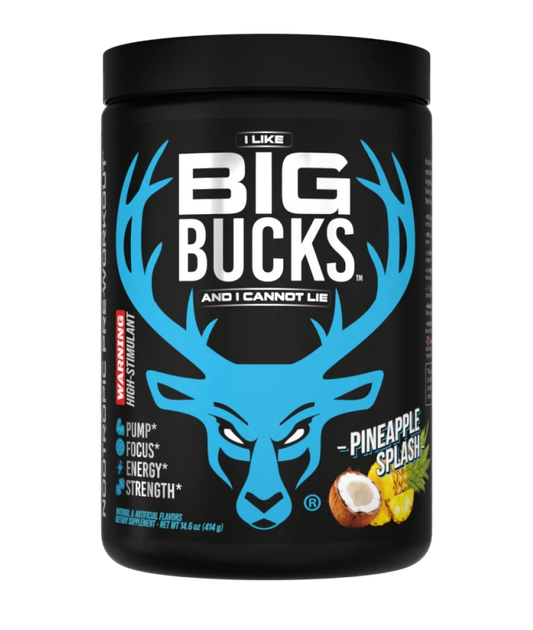 Bucked Up Big Bucks 30 Serv | 300 mg Caffeina