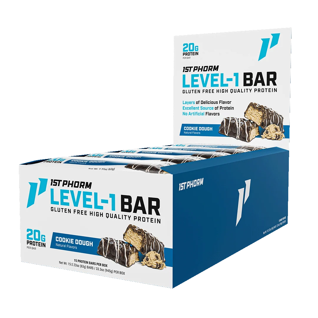 1St Phorm Level 1 Bar Protein 15 Pack 63 Grs