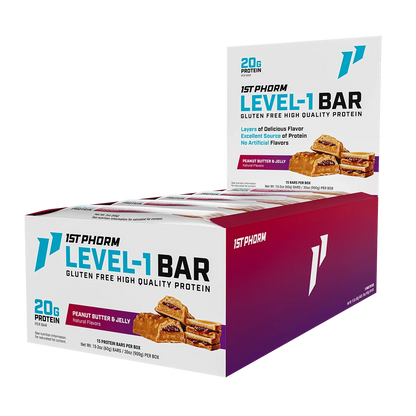 1St Phorm Level 1 Bar Protein 15 Pack 63 Grs