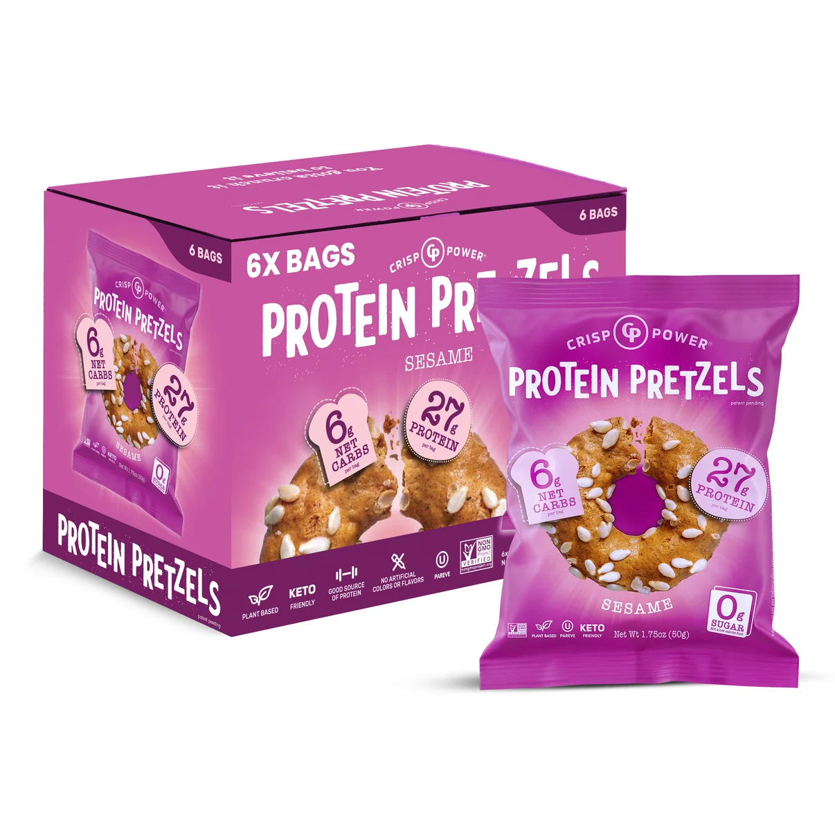 Crisp Power Pretzel 6 Pack