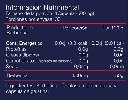 Alpha Nutrition Pure Berberine 30 Caps