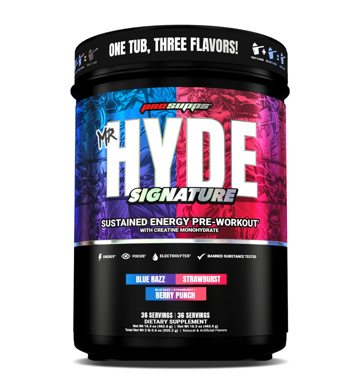 Prosupps Mr Hyde Signature 72 Serv Dual Flavor | Pre Entreno