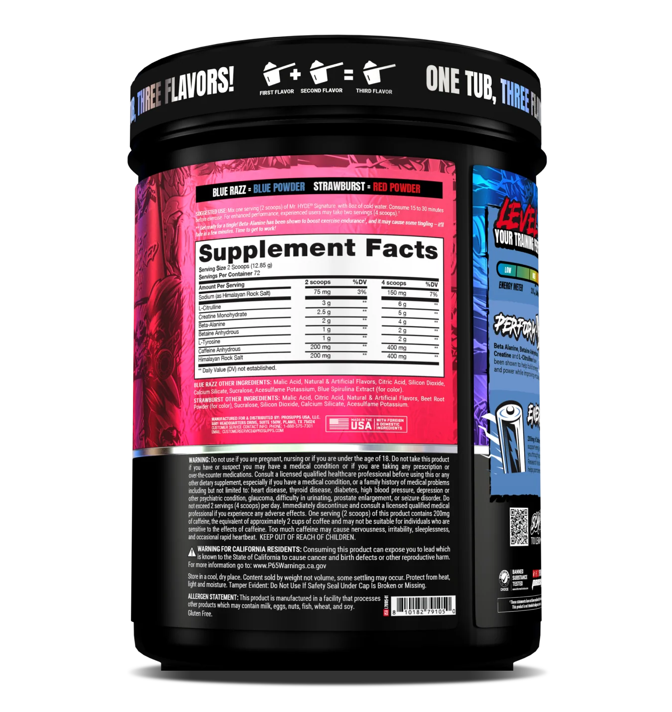 Prosupps Mr Hyde Signature 72 Serv Dual Flavor | Pre Entreno
