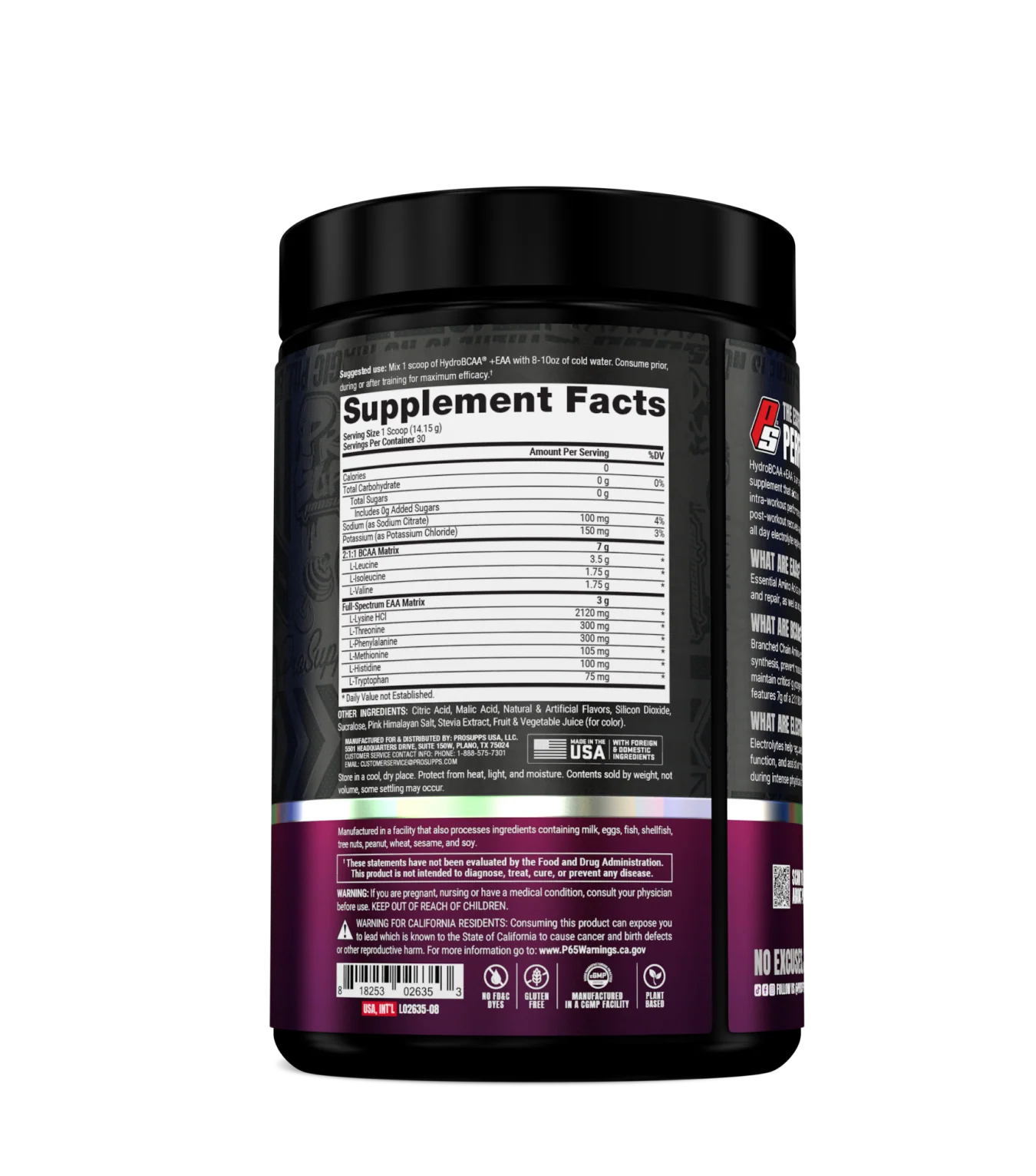 Prosupps Hydro Bcaa + Essentials 30 Serv