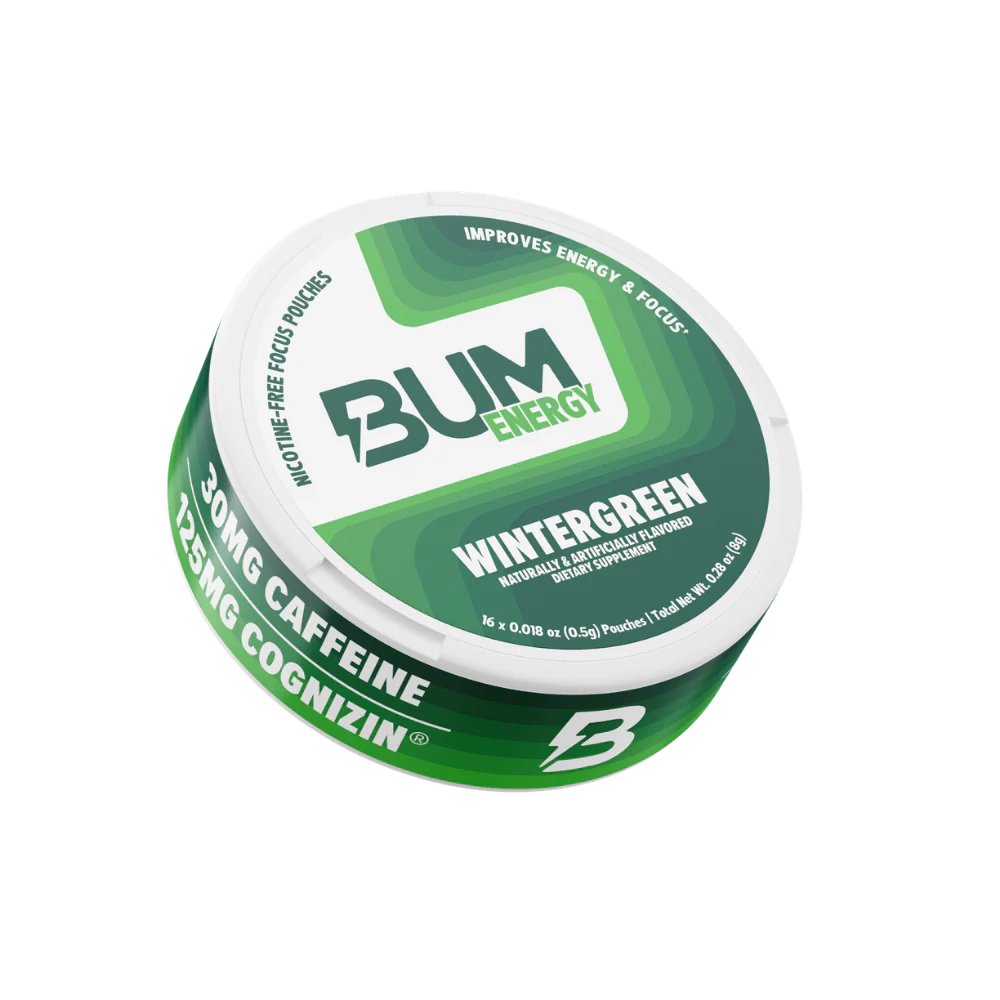 Bum Energy Pouches 5 Pack de 16 Pouches | 30 Mg Caffeina