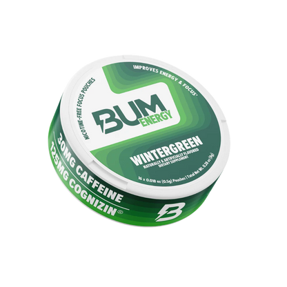 Bum Energy Pouches 5 Pack de 16 Pouches | 30 Mg Caffeina
