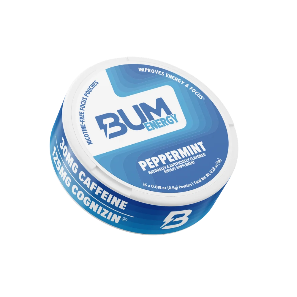 Bum Energy Pouches 5 Pack de 16 Pouches | 30 Mg Caffeina