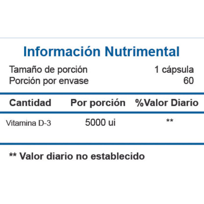 Essentials Vitamina D-3 60 Caps
