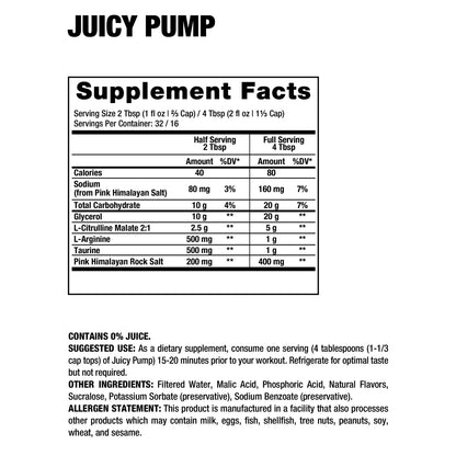 Dragon Pharma Juicy Pump 32oz | 946ml