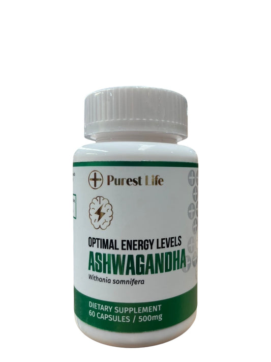 Purest Life Ashwaganda 500 Mg 60 Caps