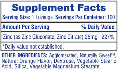 HTP Zinc Lozenges 100 Tabs
