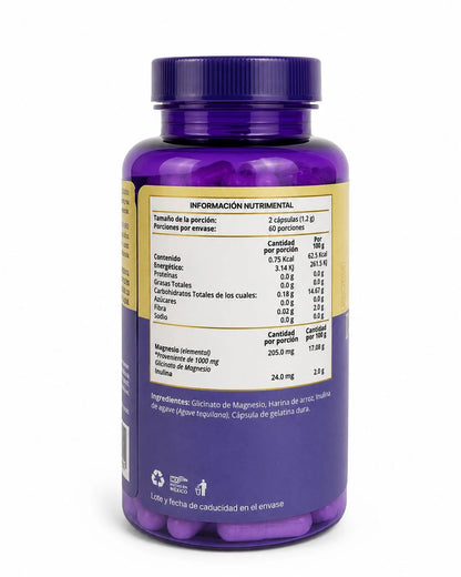 Armada Glicinato de Magnesio 600 Mg 120 Caps