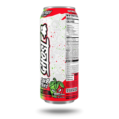 Ghost Energy Drink 473ml | Sour Strips Apple