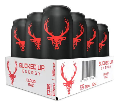 Bucked Up Energy Drink 12 Pack 16 Oz