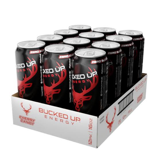 Bucked Up Energy Drink 12 Pack 16 Oz