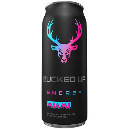 Bucked Up Energy Drink 12 Pack 16 Oz