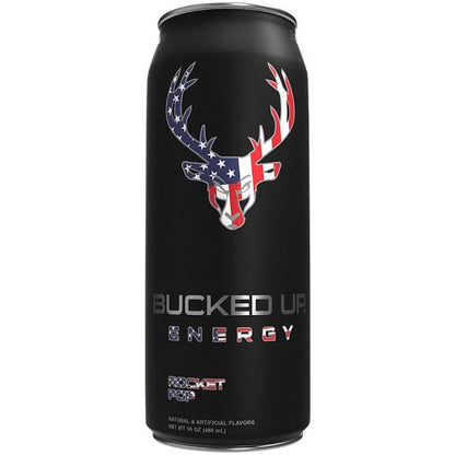 Bucked Up Energy Drink 12 Pack 16 Oz