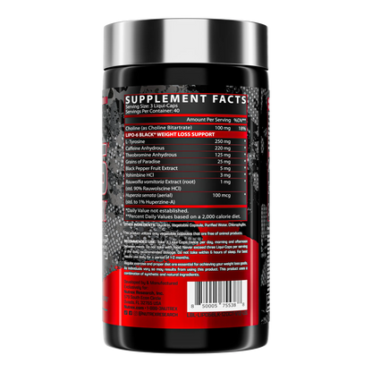 Nutrex Lipo 6 Black 120 Caps