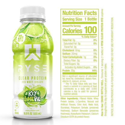 Ryse Clear Whey Isolate Rtd 12 Pack