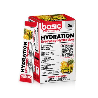 Basic Hydration 20 Sticks Packs X 5G